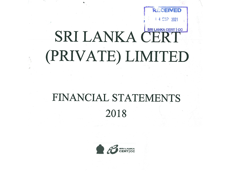 Financial Statement 2018