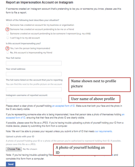 ID upload form