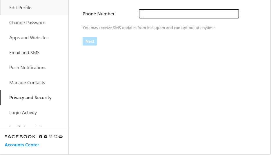 Enter mobile number