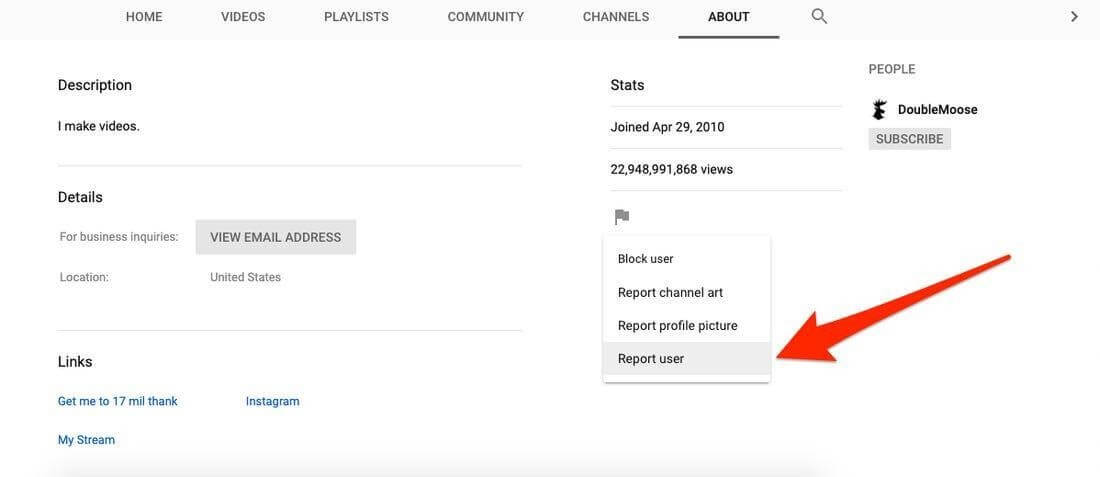 Report user